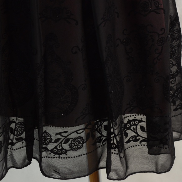 JESSICA Tule/Net/Layered Embossed Skirt SZ 12 NWT #B44 - Picture 7 of 10